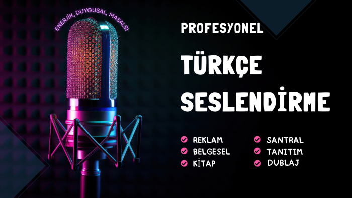 markanıza sesimle ışıltı katabilirim