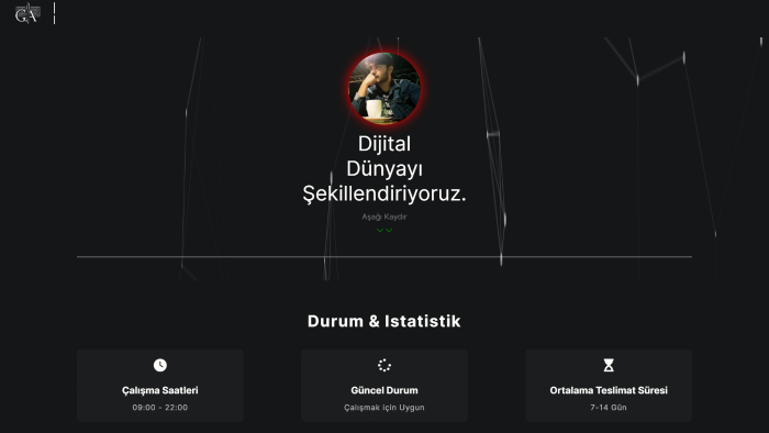 sizin için profesyonel kurumsal web siteleri kodlarım