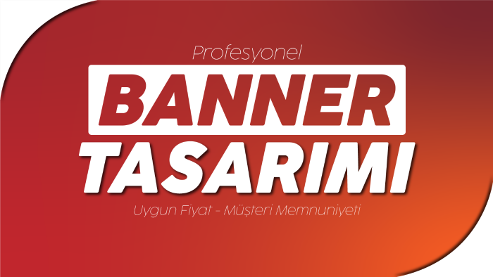 profesyonel bir şekilde banner tasarımı yapıyorum