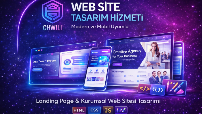 modern landing veya kurumsal siteler yaparım