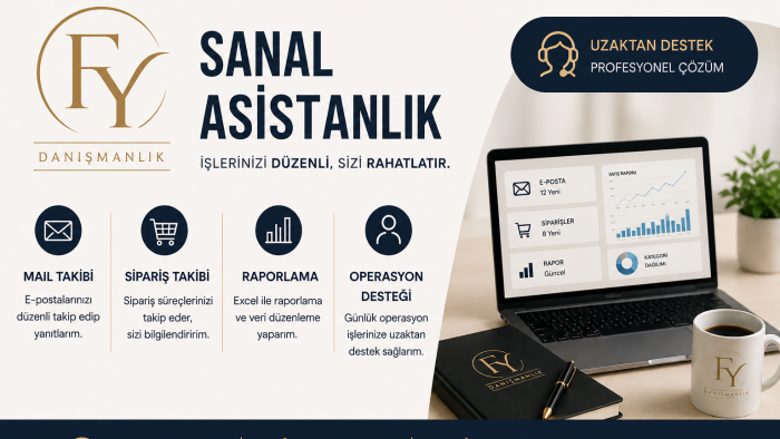 şahıs ve işletmelere sanal asistanlık hizmeti sağlayabilirim