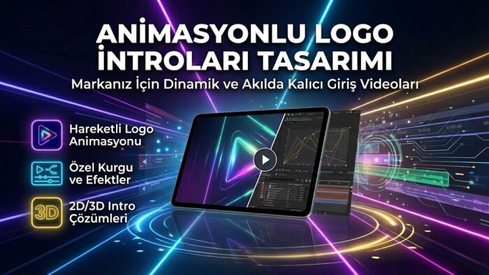 animasyonlu logo introları tasarlarım