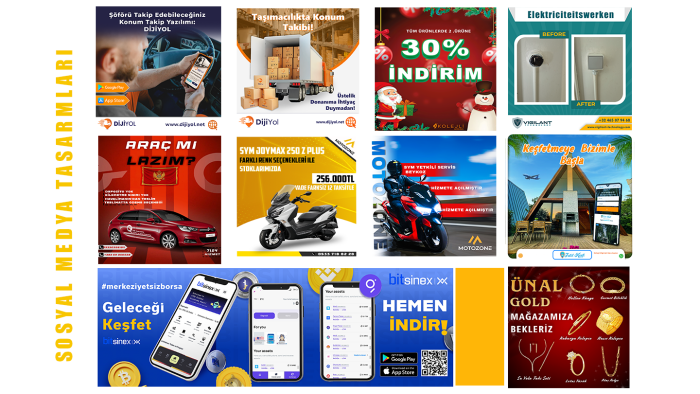 size etkileyici postlar tasarlarım