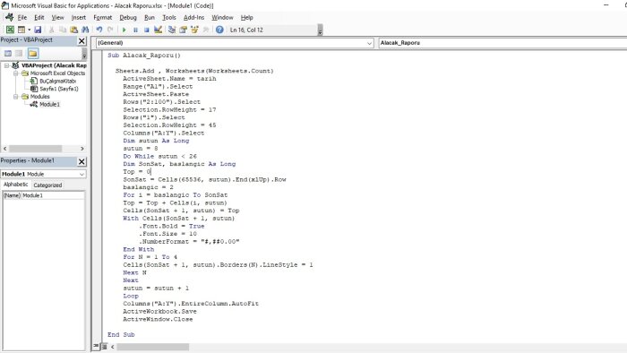 excel gerektiren her işinizi yaparım