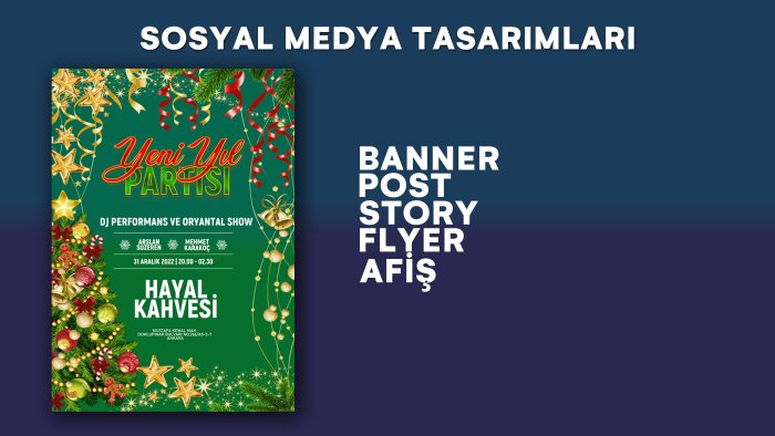 sosyal medya paylaşımlarınız için tasarım hazırlarım