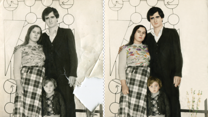 eski, yıpranmış fotoğraflarınızı onarıp renklendireceğim