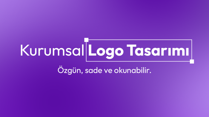 firmanıza ait kurumsal olarak özgün bir logo tasarlarım