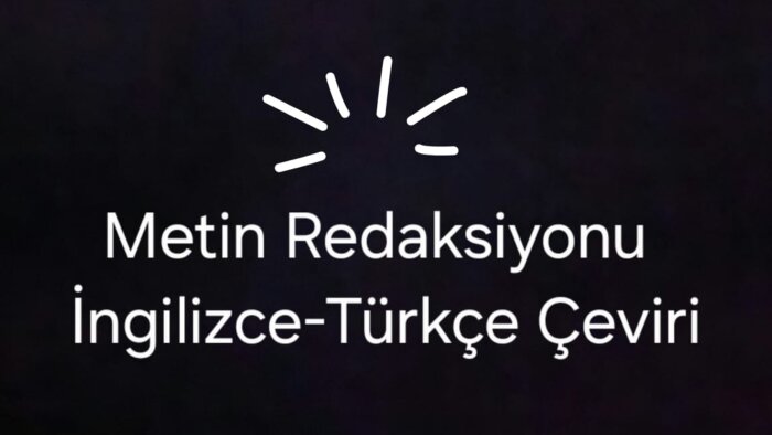 metin redaksiyonu yaparım