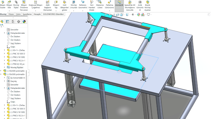 solid works ile 3d tasarımlarınızı yapabilirim