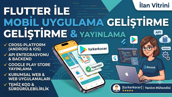 Flutter ile web sitenizi mobil uygulamaya dönüştürürüm