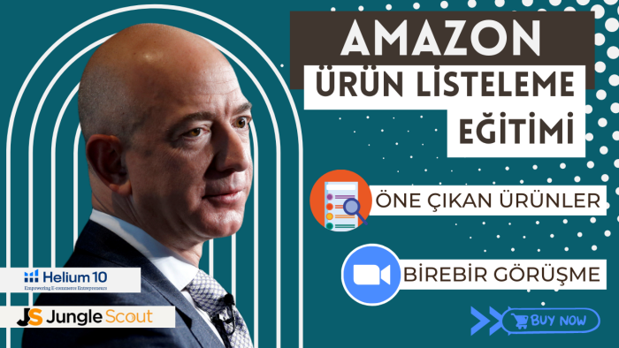 amazon ürünlerinizi nasıl listeleyeceğinizi öğretirim