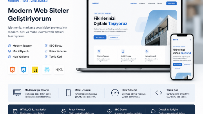 özel kodlanmış web sitesi yaparım