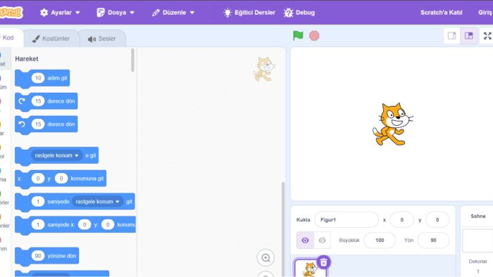 Scratch projeleri sıfırdan hazırlar veya tamamlayabilirim