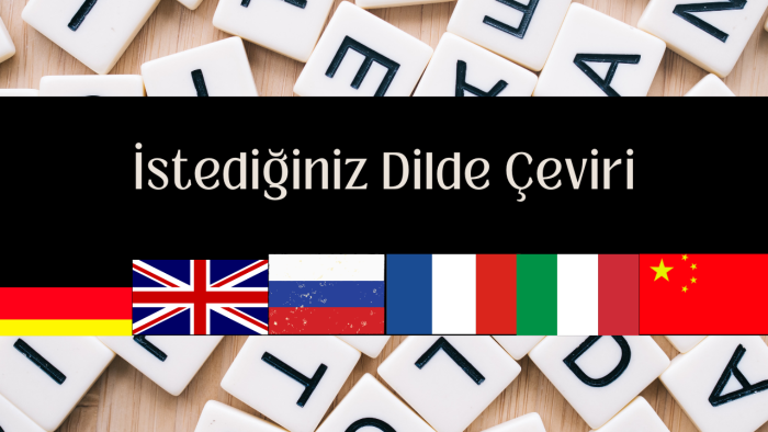 çeşitli dillerde çeviri yapabilirim