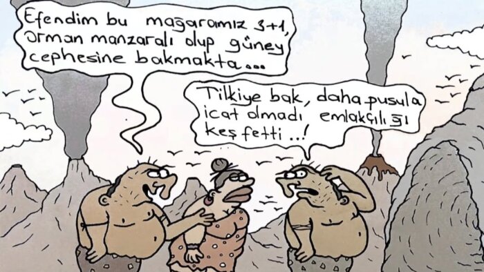 karikatür çiziyorum