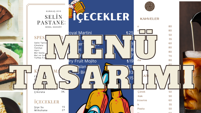 işletmeniz için menü tasarımı yaparım
