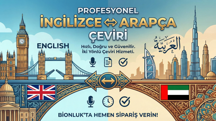 Arapça ve İngilizce çeviri yapıyorum