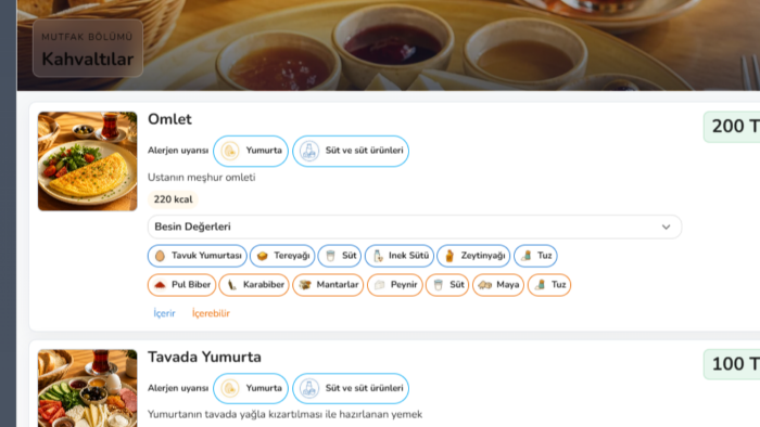 mevzuata uyumlu restoran qr menüleri oluştururum