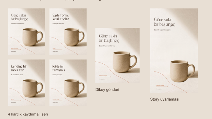 Canva ile ürün odaklı sosyal medya seti tasarlayayım