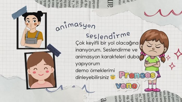 seslendirmelerinizi keyifle yaparım