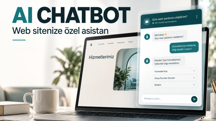web sitenize bilgi kaynaklarınızla çalışan AI chatbot eklerim