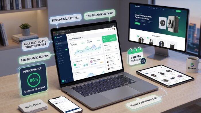 web sitesi ve mobil uygulama geliştiriyorum