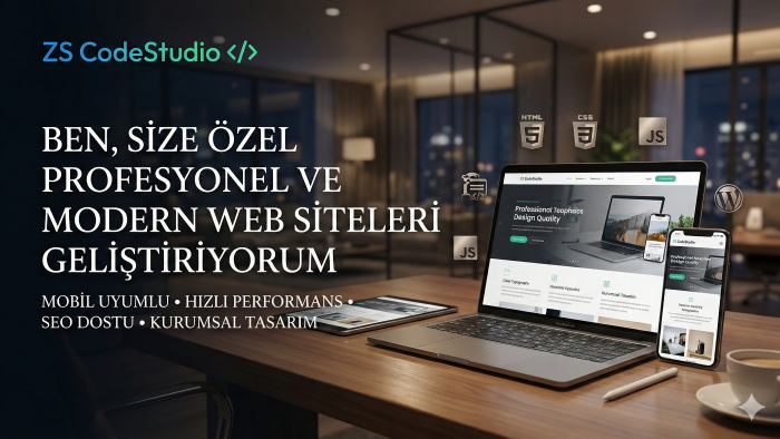 size özel profesyonel ve modern web siteleri geliştiriyorum