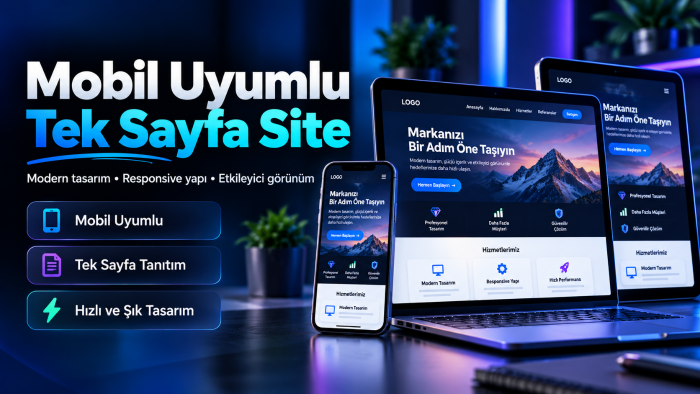 işletmenize özel mobil uyumlu tanıtım web sitesi hazırlarım