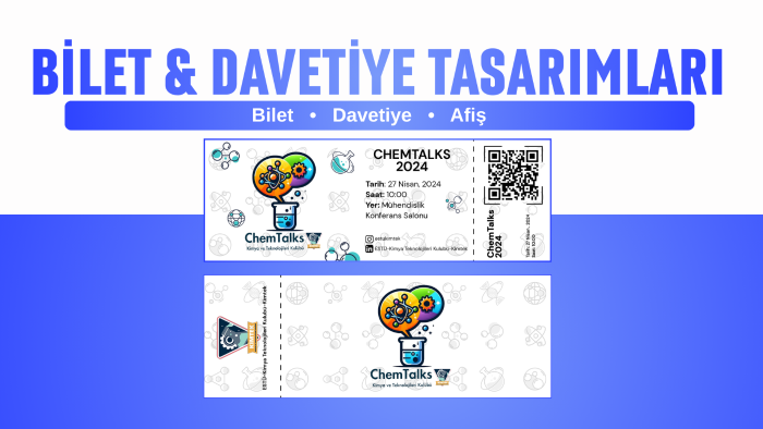 profesyonel ve yaratıcı etkinlik biletleri tasarlarım