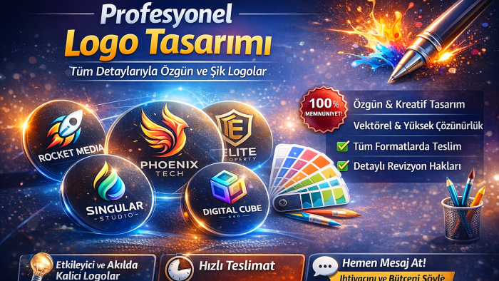 şahıs ve işletmelere logo tasarlıyorum