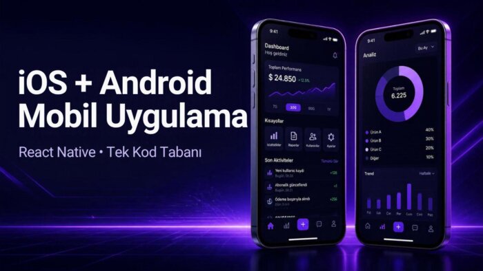 React Native ile iOS ve Android uygulamanızı geliştiririm
