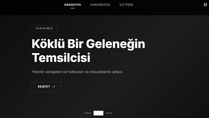sizlere profesyonel ve modern web sayfası yapabilmekteyim