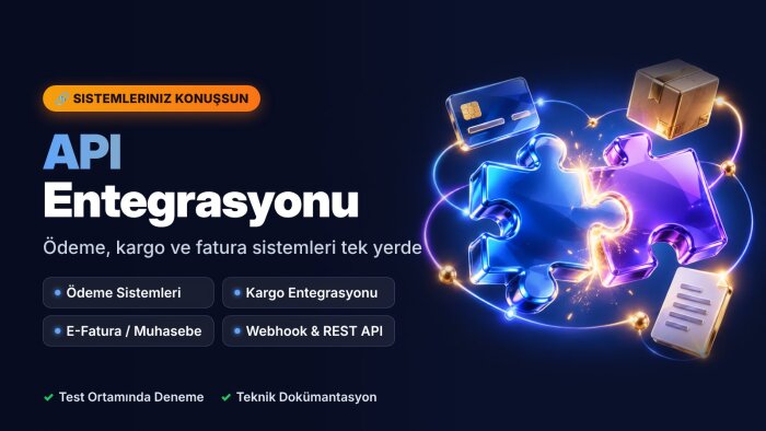 sistemlerinizi API entegrasyonu ile birbirine bağlarım