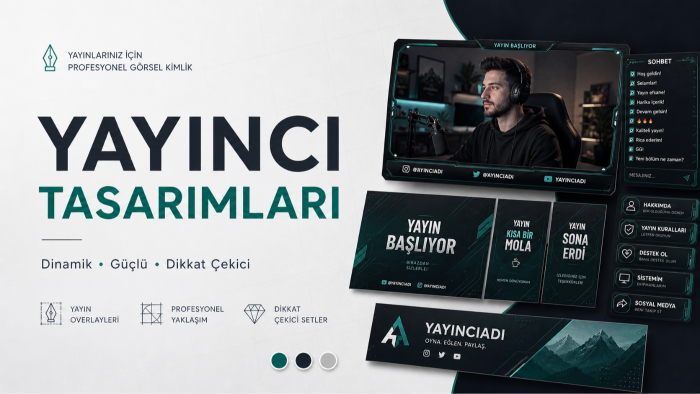 size sosyal medya ve twitch panelleri tasarlayabilirim
