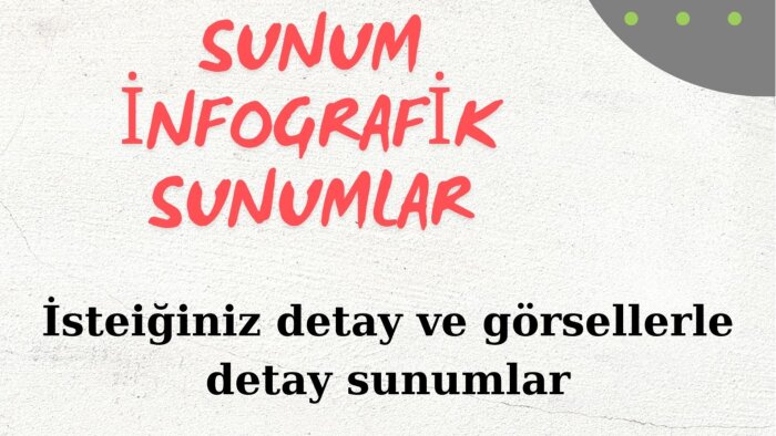 sunum yaparım