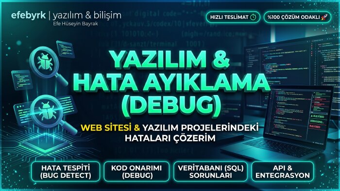 web sitenizdeki ve kodunuzdaki hatayı çözüme ulaştırırım