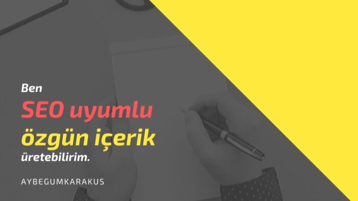 profesyonel ve özgün içerik üretebilirim