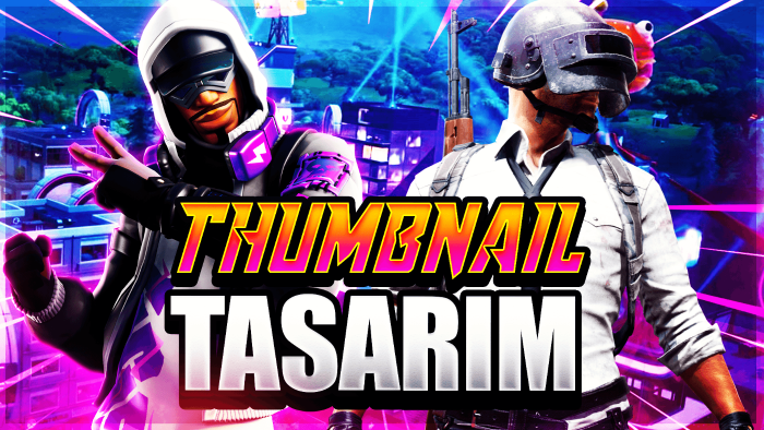 videolarınız için kapak tasarımı (thumbnail) yaparım