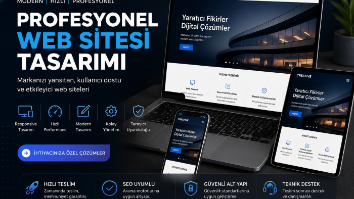 web sitesi tasarlıyorum