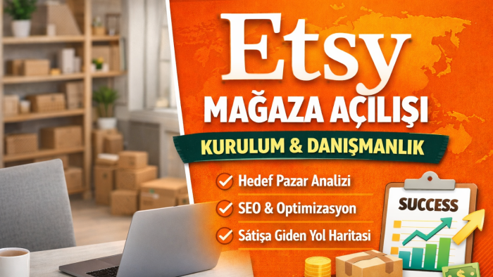 etsy mağaza açılışı ve stratejik kurulum yaparım