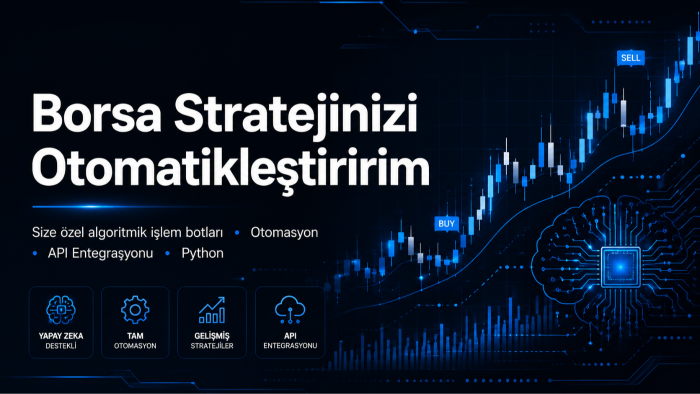 kripto ve borsa stratejinizi otomatikleştiririm