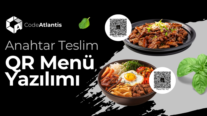 işletmeniz için profesyonel ve modern QR menü kurarım