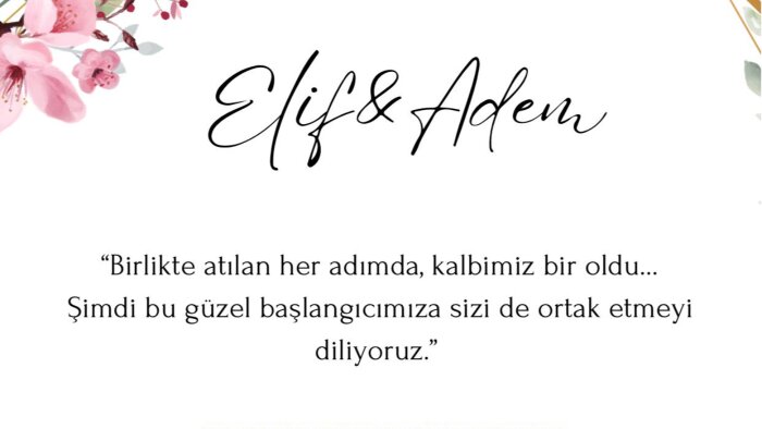 davetiye tasarımı yapıyorum