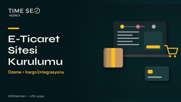 ödeme ve kargo entegrasyonlu e-ticaret sitesi kurarım