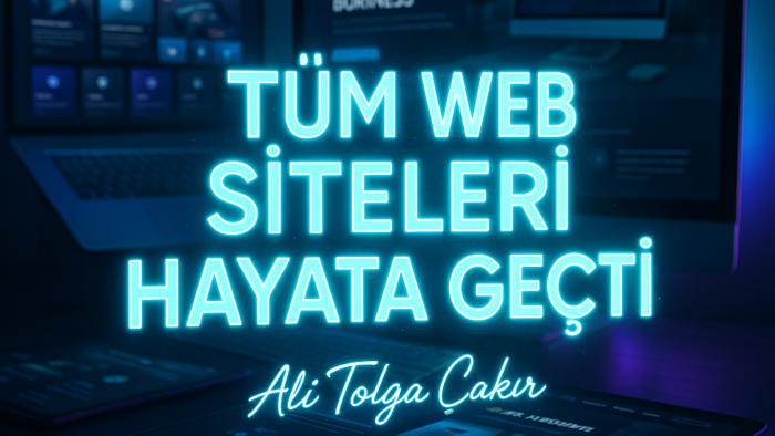 kişisel web sitesi tasarlıyorum