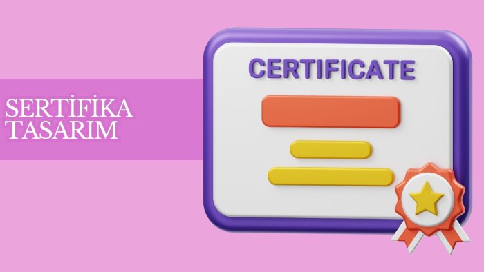 her alan için sertifika ve teşekkür belgeleri tasarlarım
