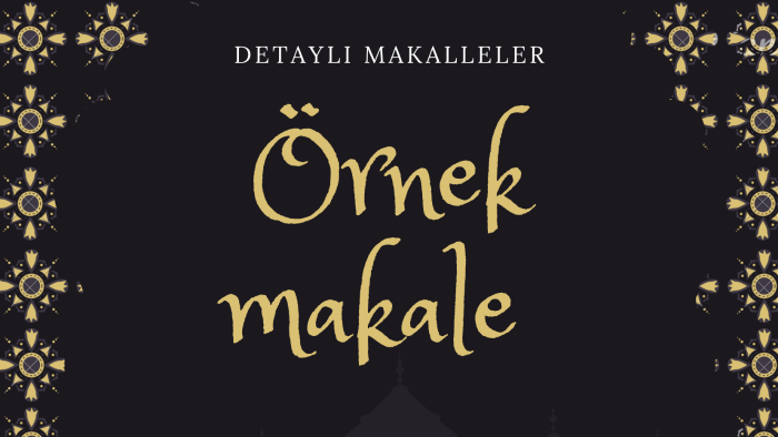 sizin için detaylı makaleler yazabilirim