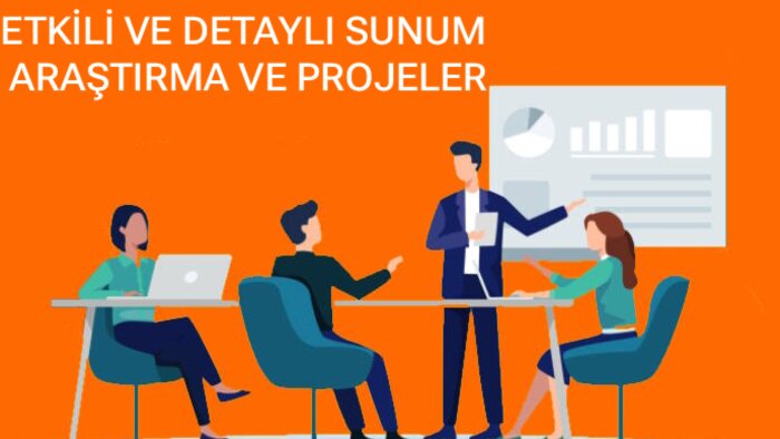 detaylı araştırmalar projeler sunumlar araştırmalar yaparım
