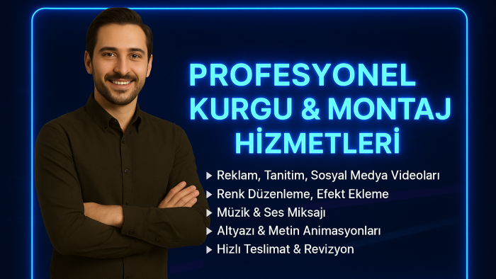 profesyonel kurgu yapıyorum