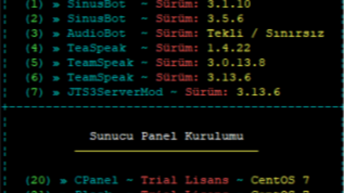 sizler icin bash script yazabilirim